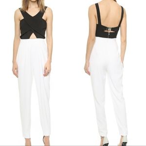 FINDERS KEEPERS Black/White Cutout Jumpsuit